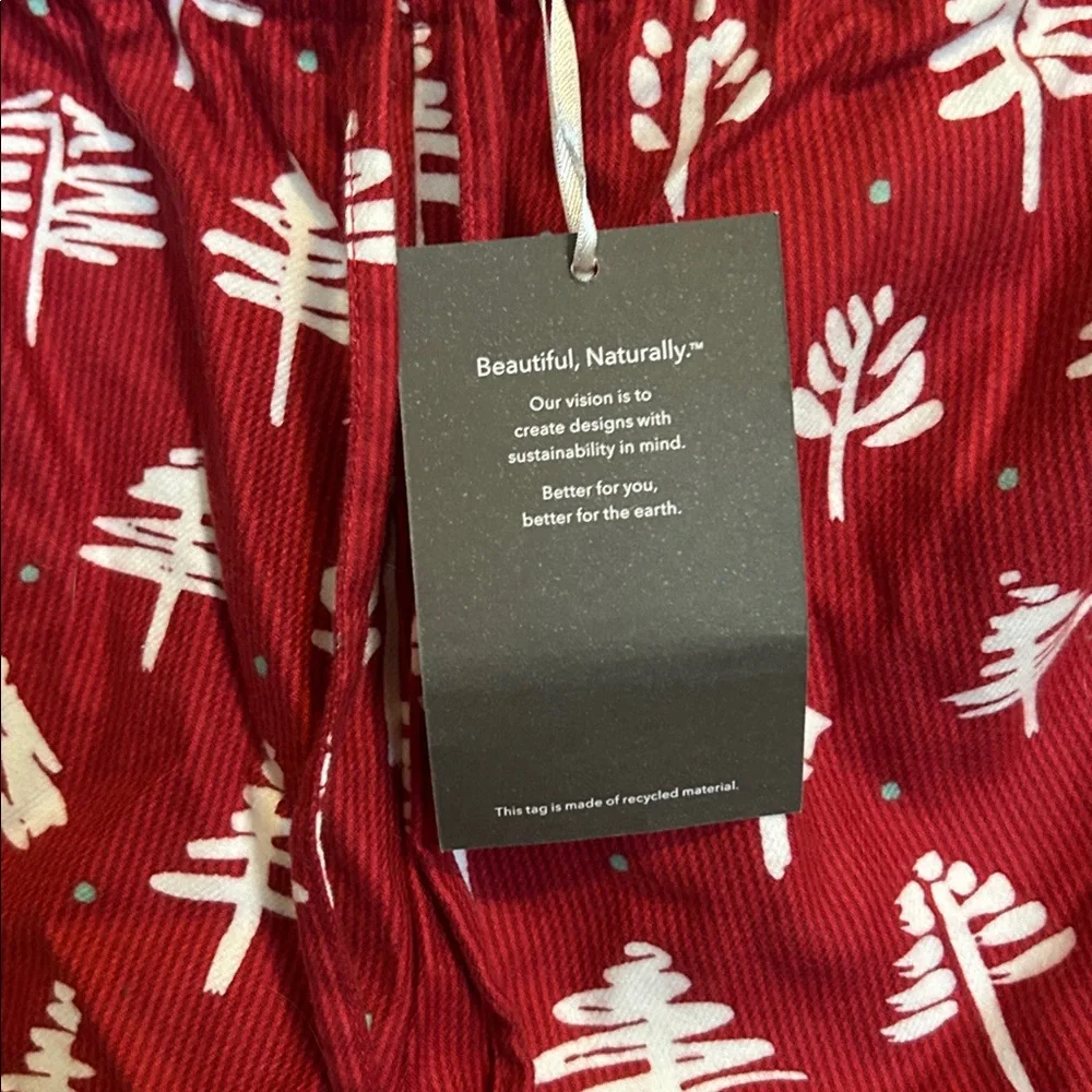 Garnet Hill Organic Cotton Flannel PJ Pants -L - Picture 7 of 8